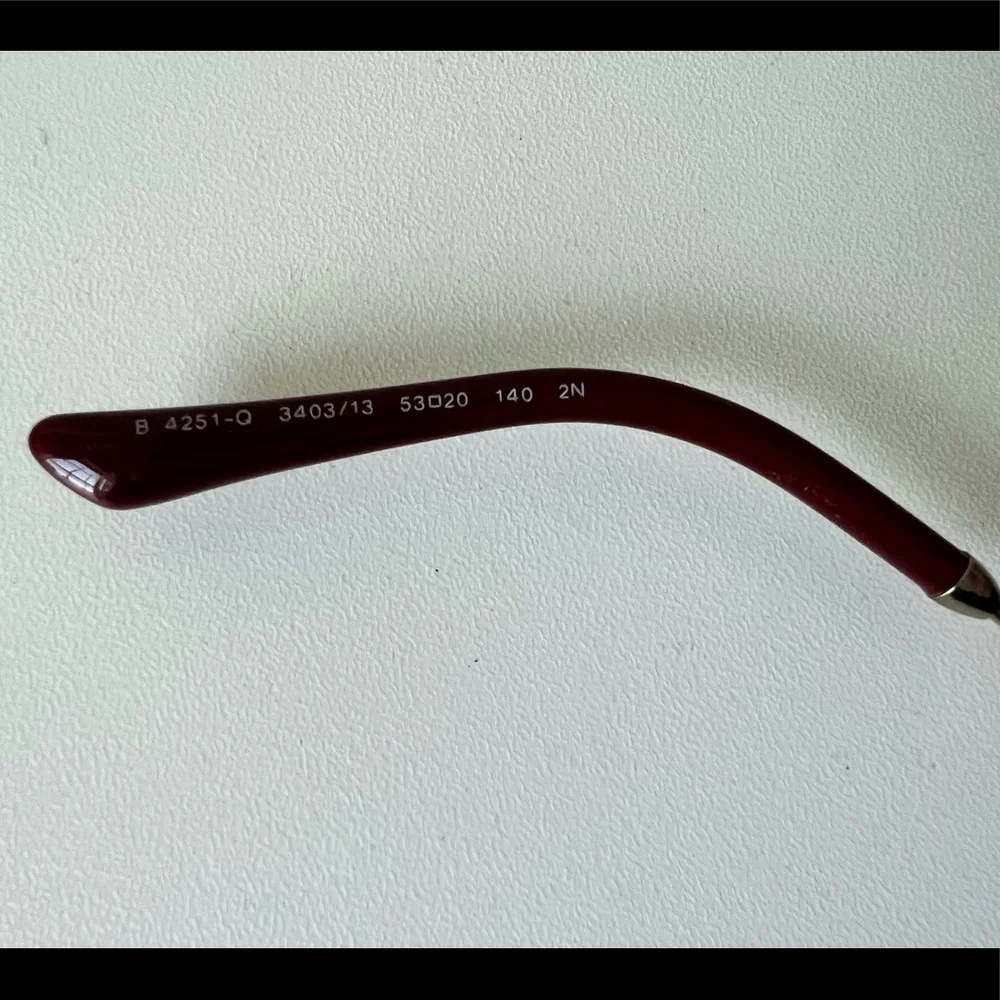 Burberry Check Detail Round Frame Sunglasses - Picture 8 of 14